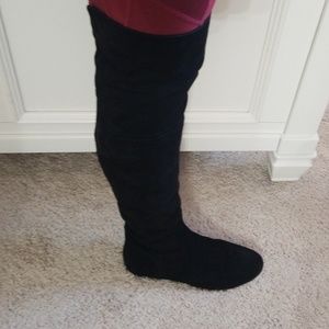 Like new cole haan tall suede boots